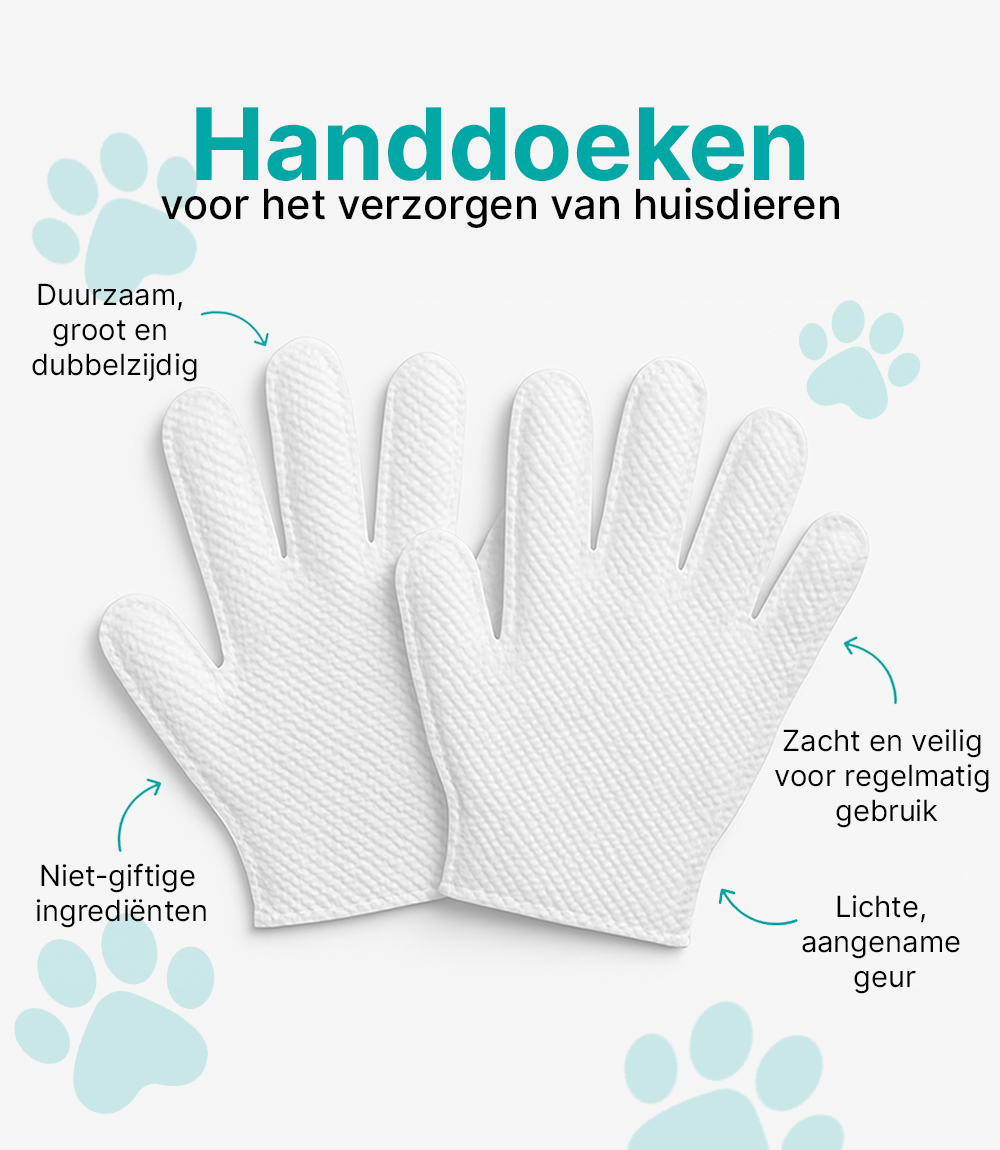 Handschoendoekjes | Voor het verzorgen van huisdieren