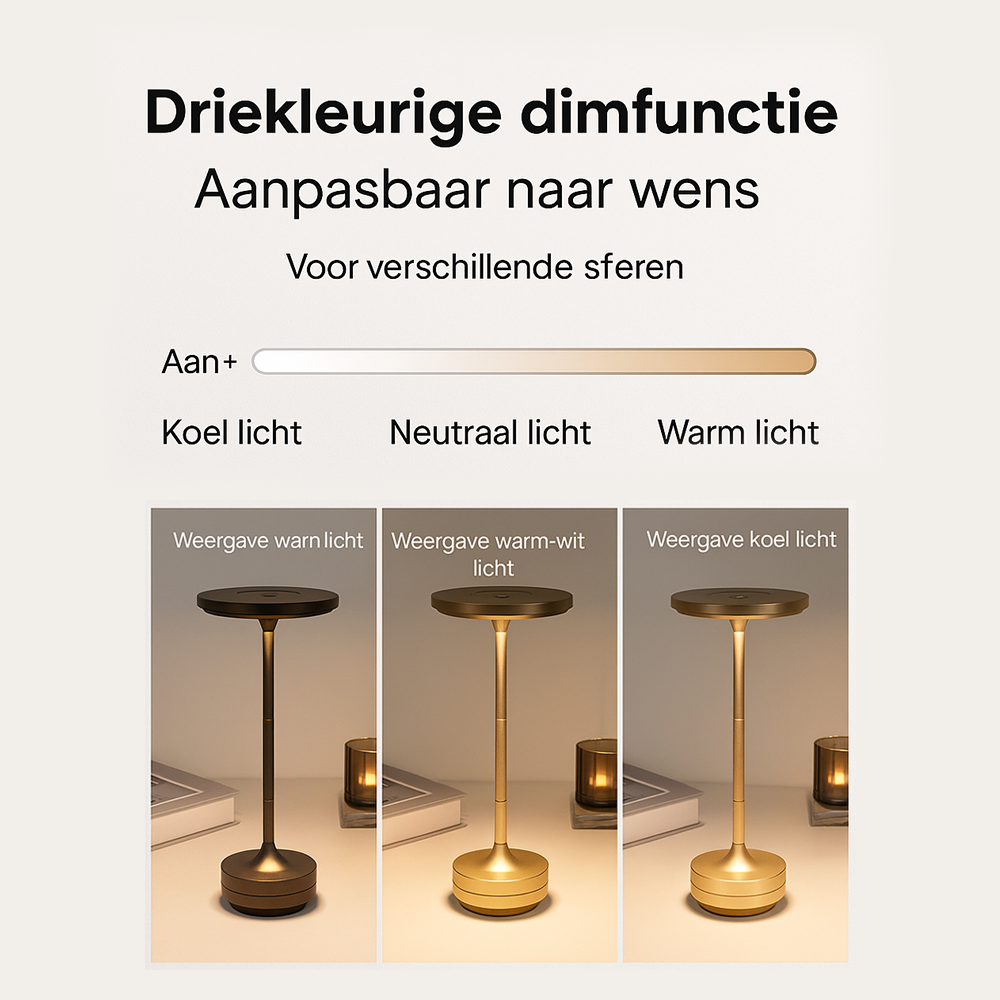 TouchLicht™ - Luxe Zweedse Dimbare Lamp