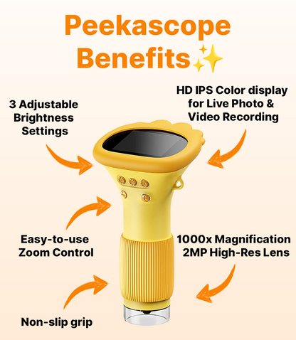 PeekaScope™ | Handheld Digital Microscope