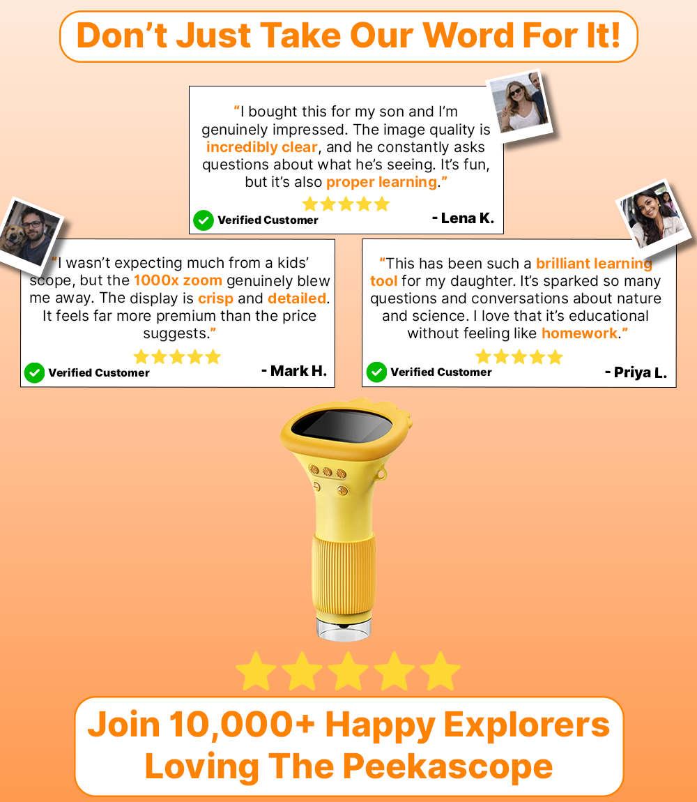 PeekaScope™ | Handheld Digital Microscope