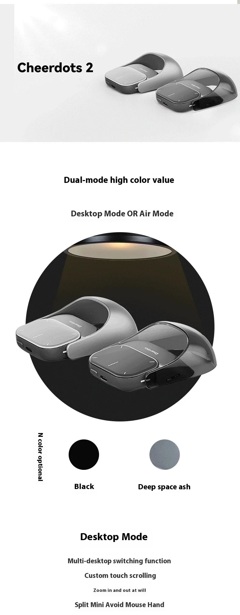 The Air Mouse™ - Detachable Wireless Touchpad